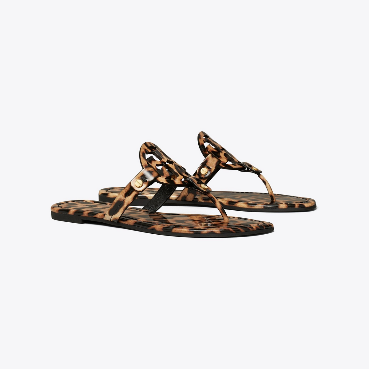 Miller Printed Patent Sandal