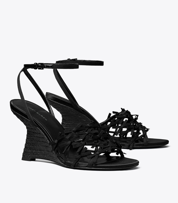 MINI BOW ESPADRILLE WEDGE