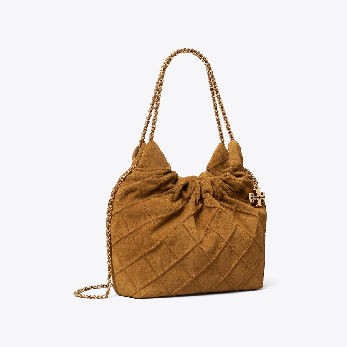 Mini Fleming Soft Suede Hobo Bag