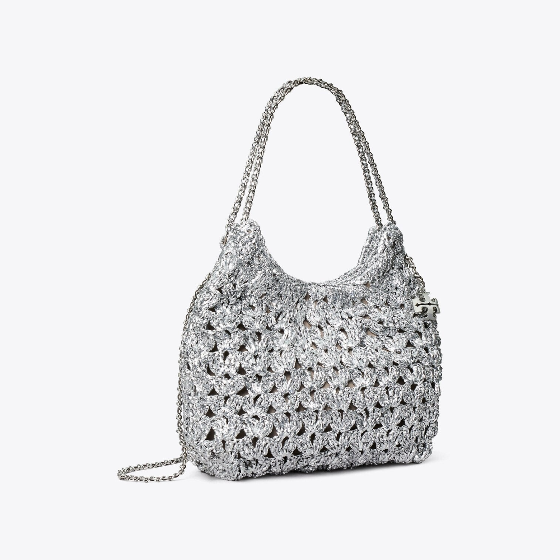 Mini Fleming Woven Hobo Bag