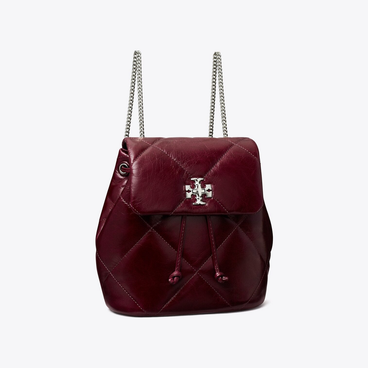 Mini Kira Diamond Quilt Distressed Backpack