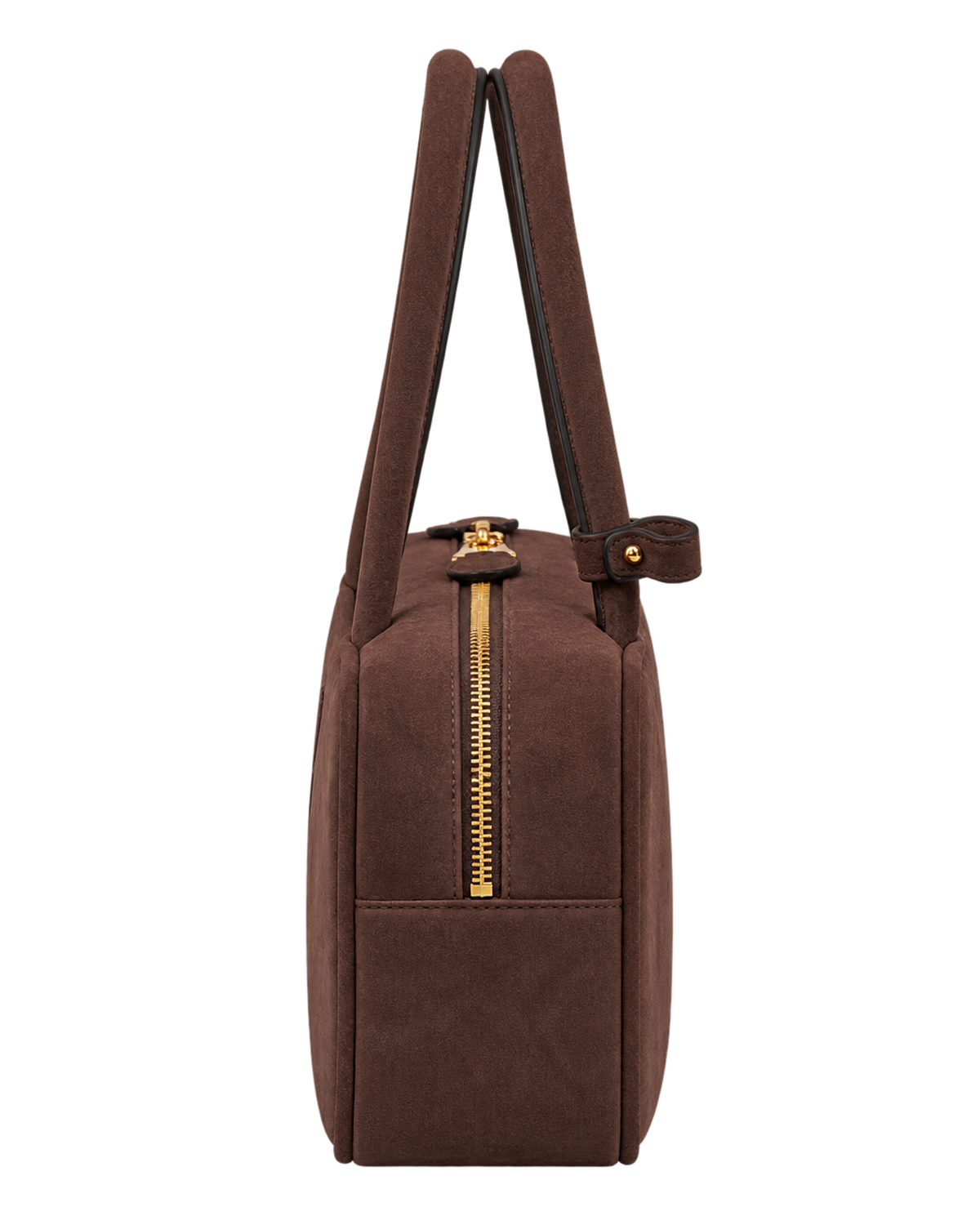Miu Miu Suede Beau bag In Dark Brown