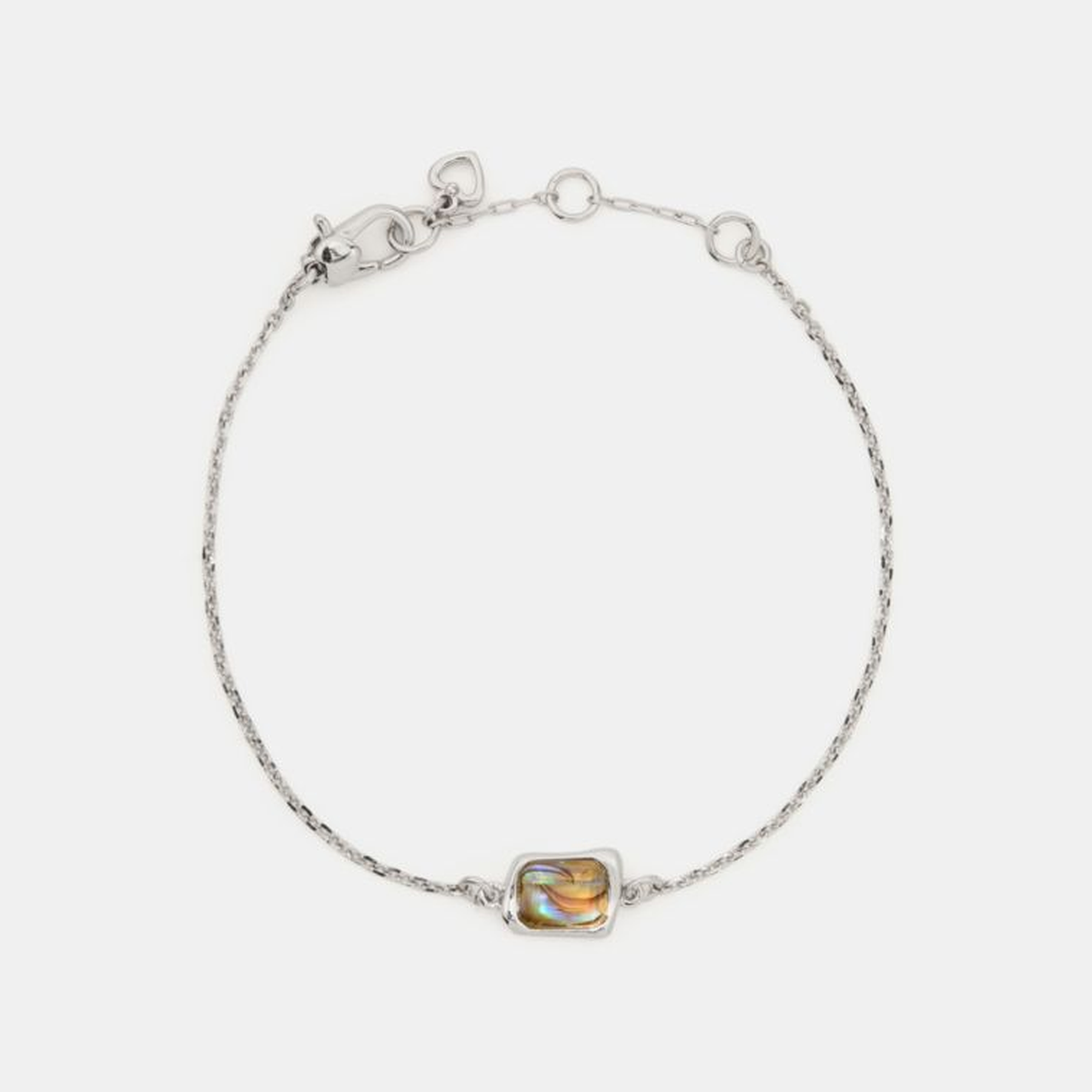 Molten Glass Solitaire Bracelet