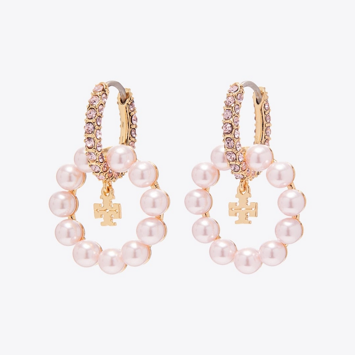 Moondance Pearl Hoop Earrings