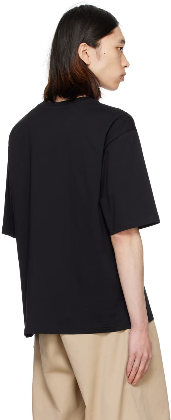 Black Embroidered T-Shirt