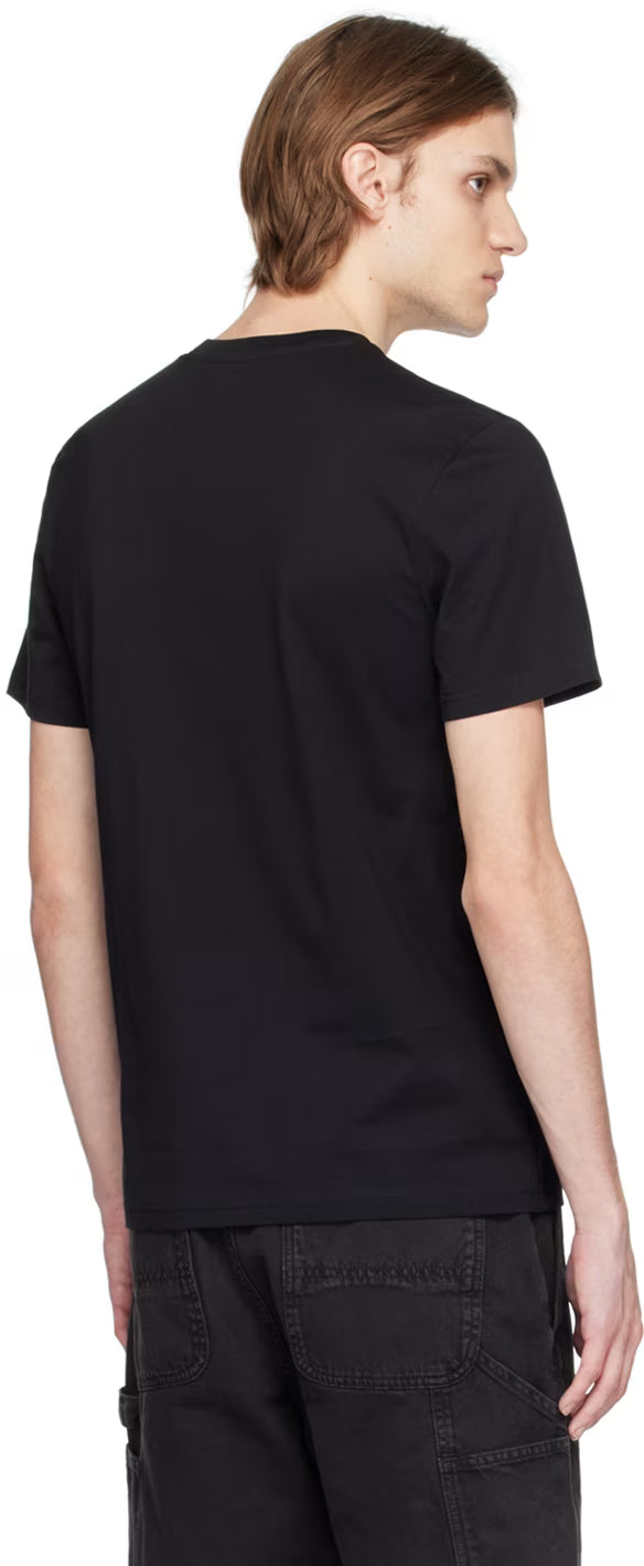 Black Embroidered T-Shirt