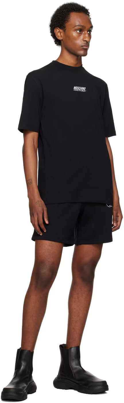 Black Embroidered T-Shirt