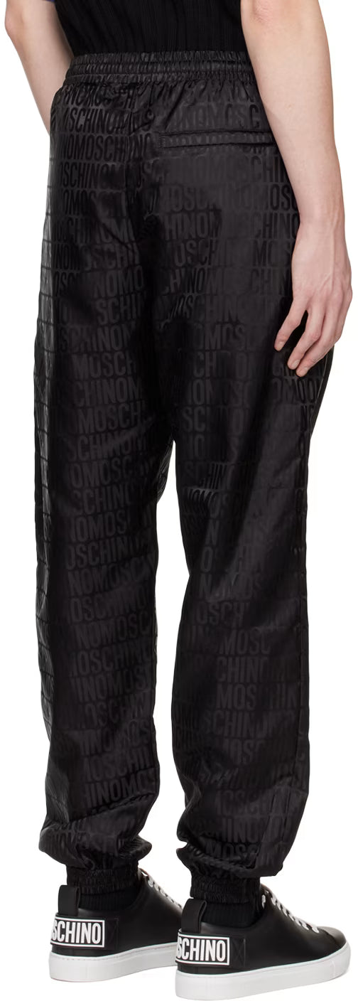 Black Jacquard Trousers