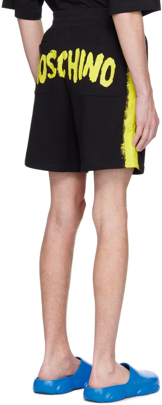 Black Paint Shorts