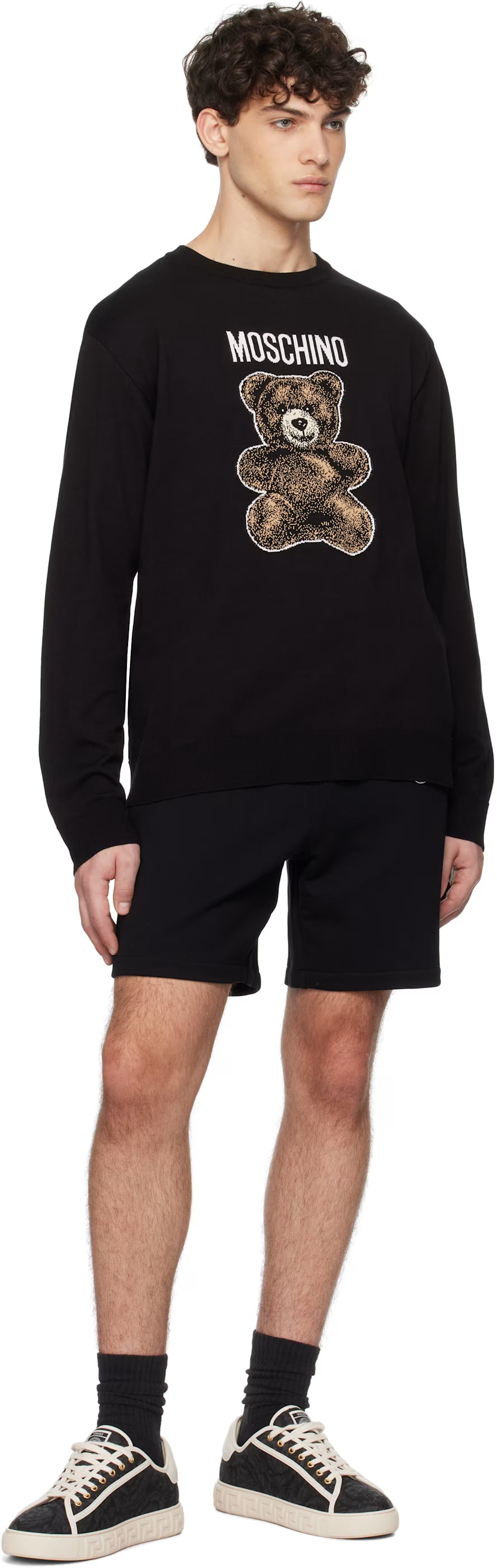 Black Teddy Bear Shorts