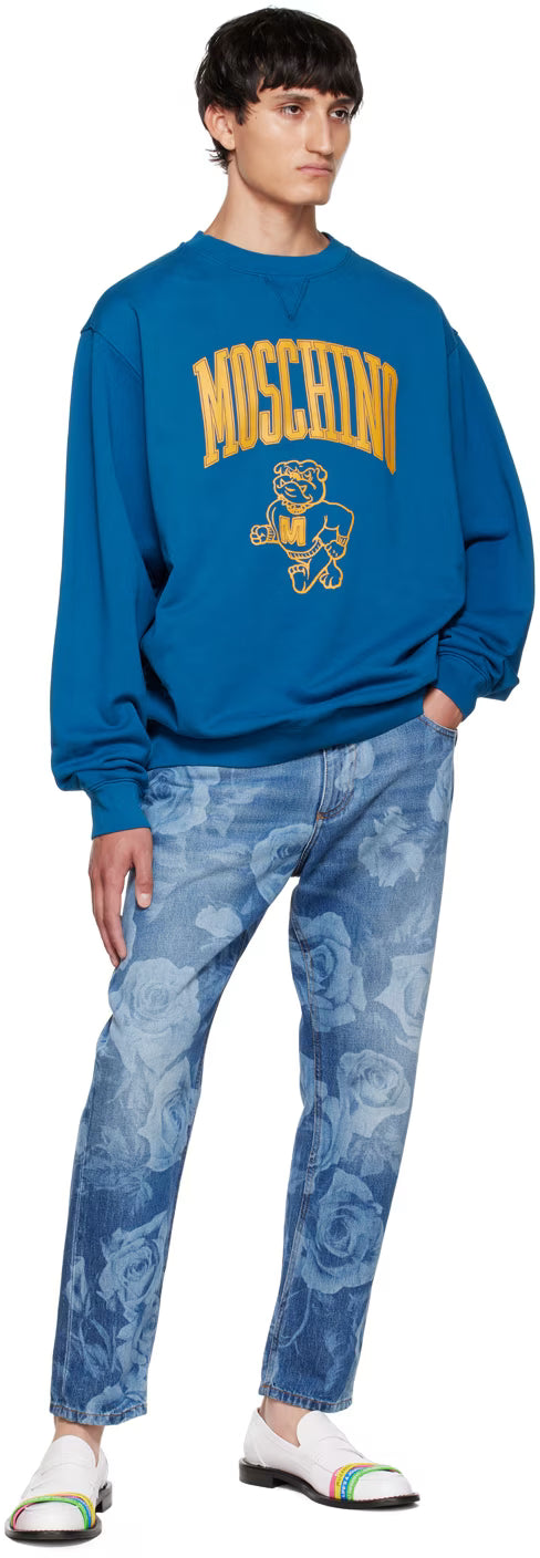 Blue Varsity Sweatshirt