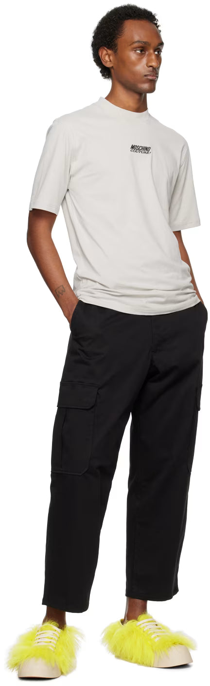 Gray Embroidered T-Shirt