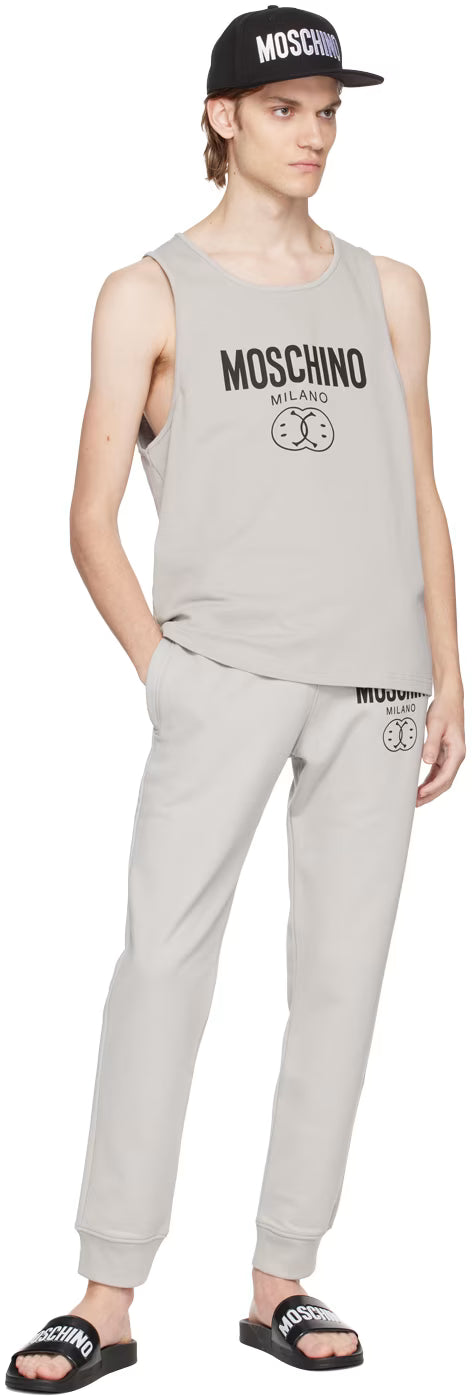 Gray Printed Lounge Pants