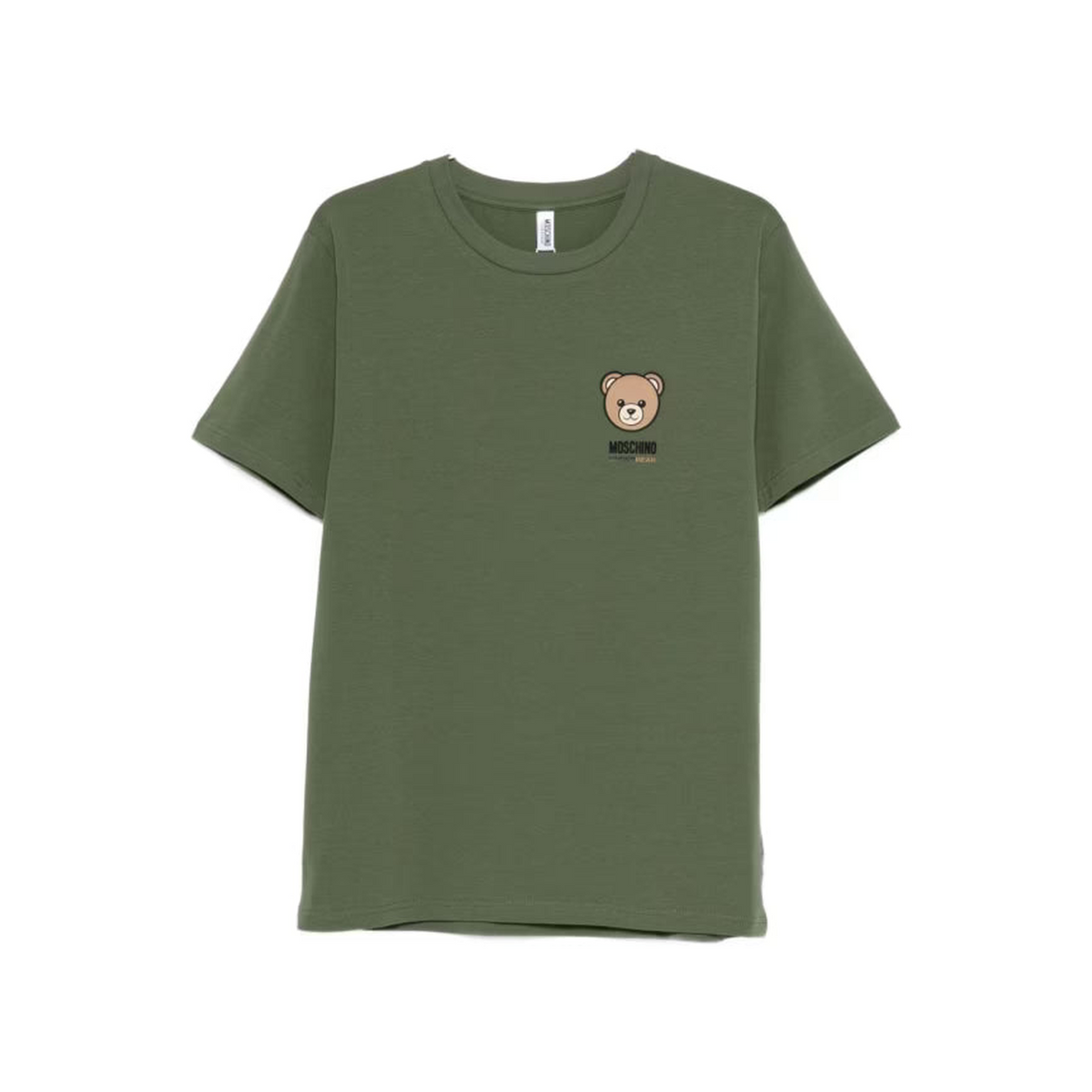 Moschino Green Teddy Bear Logo Print T-shirt