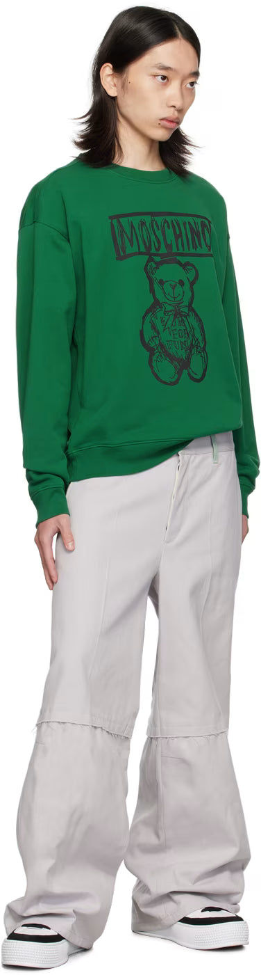 Green Teddy Bear Sweatshirt