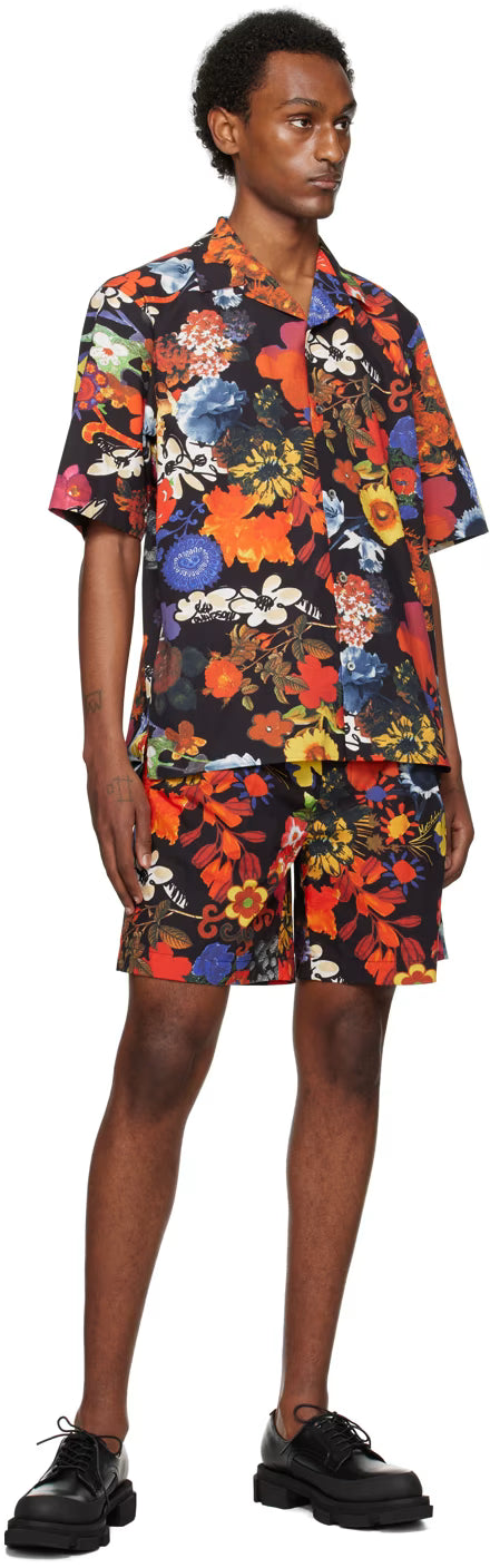 Multicolored Floral Shorts