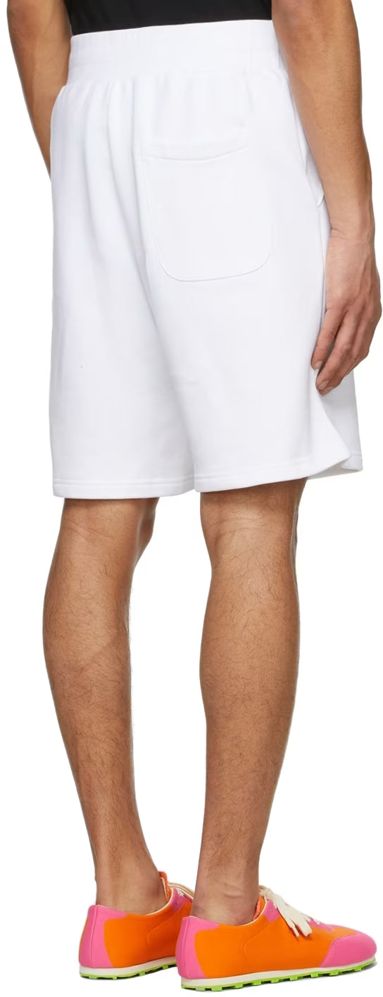 White Cotton Shorts