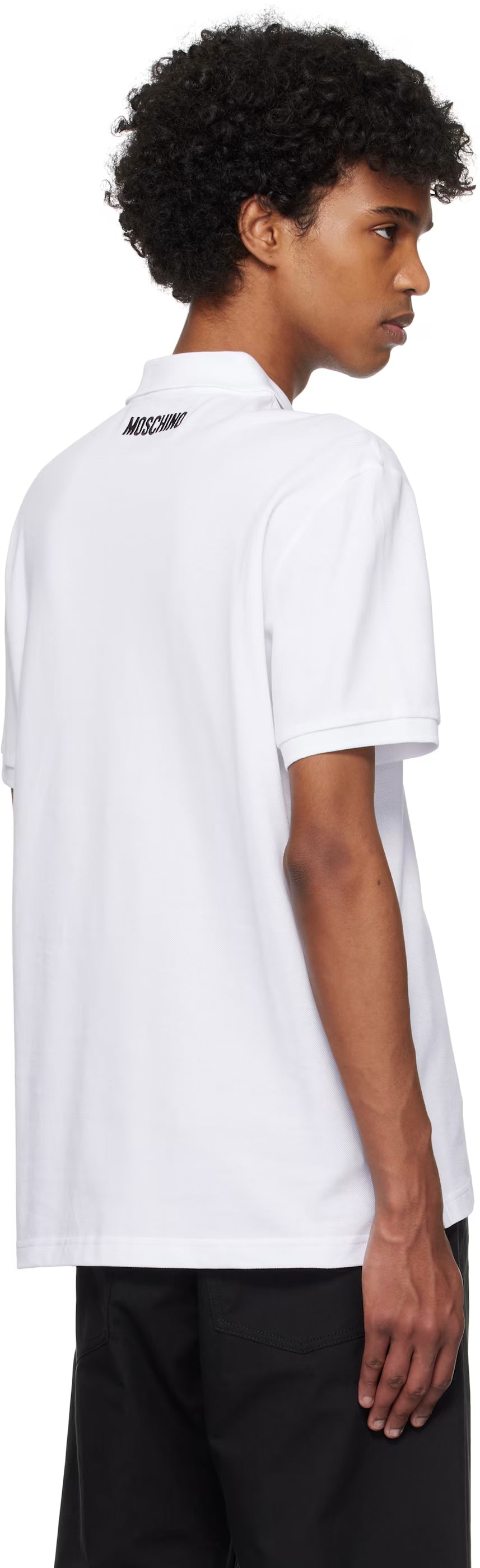 White Goose Embroidery Polo