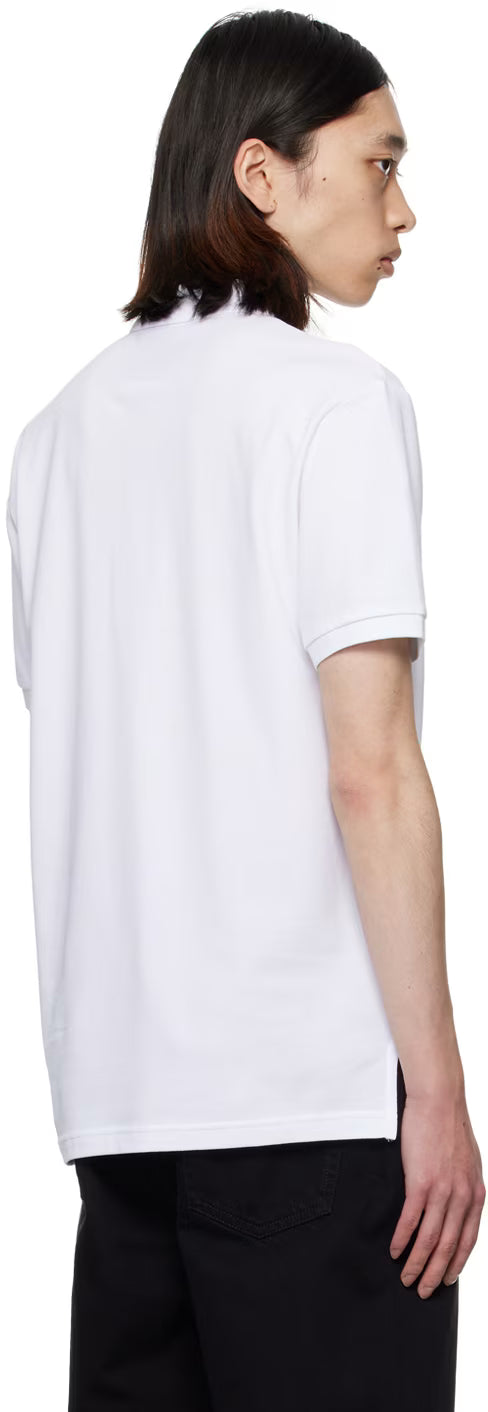 White 'In Love We Trust' Polo