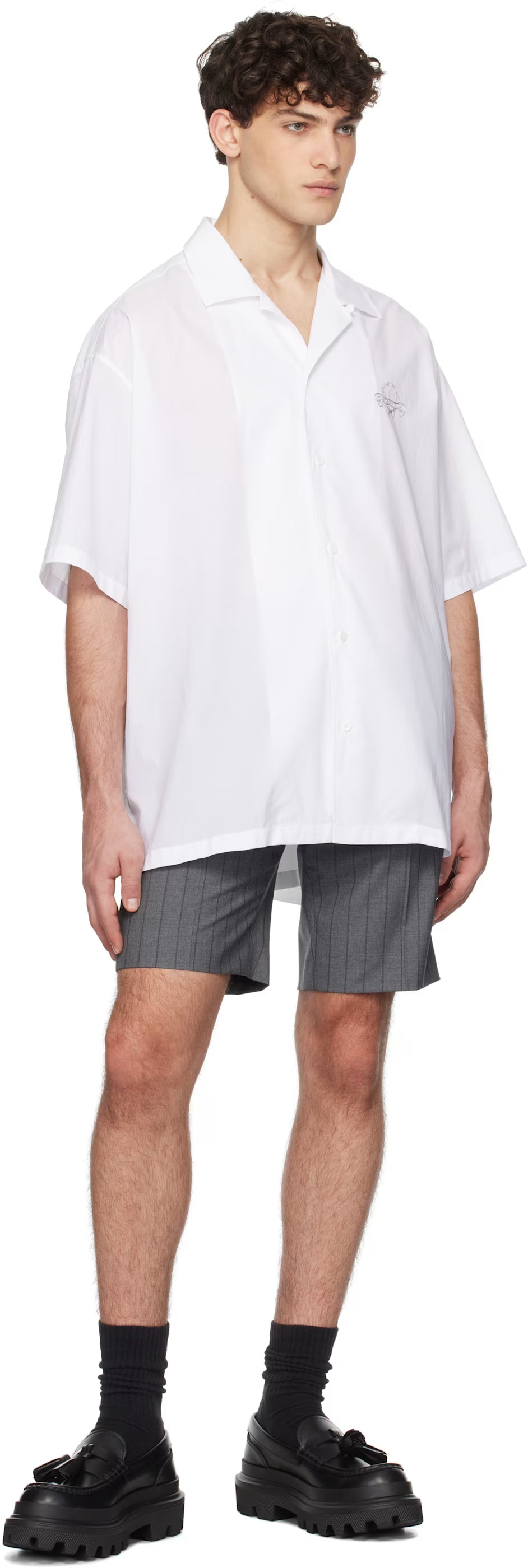 White Laurel Crown Emblem Shirt