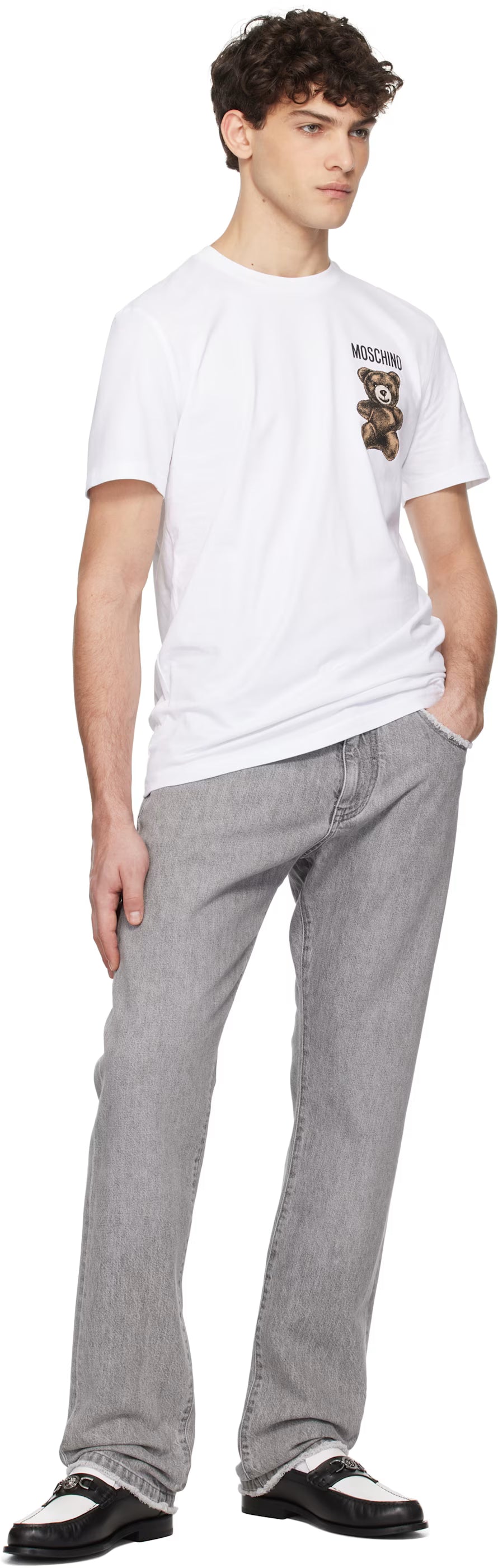 White Little Teddy Bear T-shirt