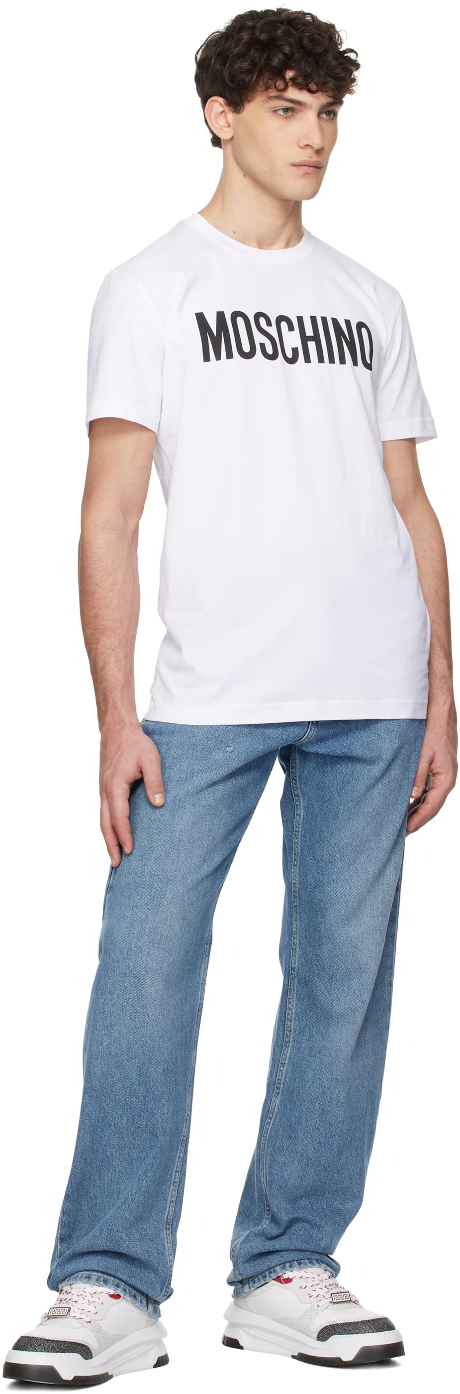 White 'Moschino' Institutional T-shirt