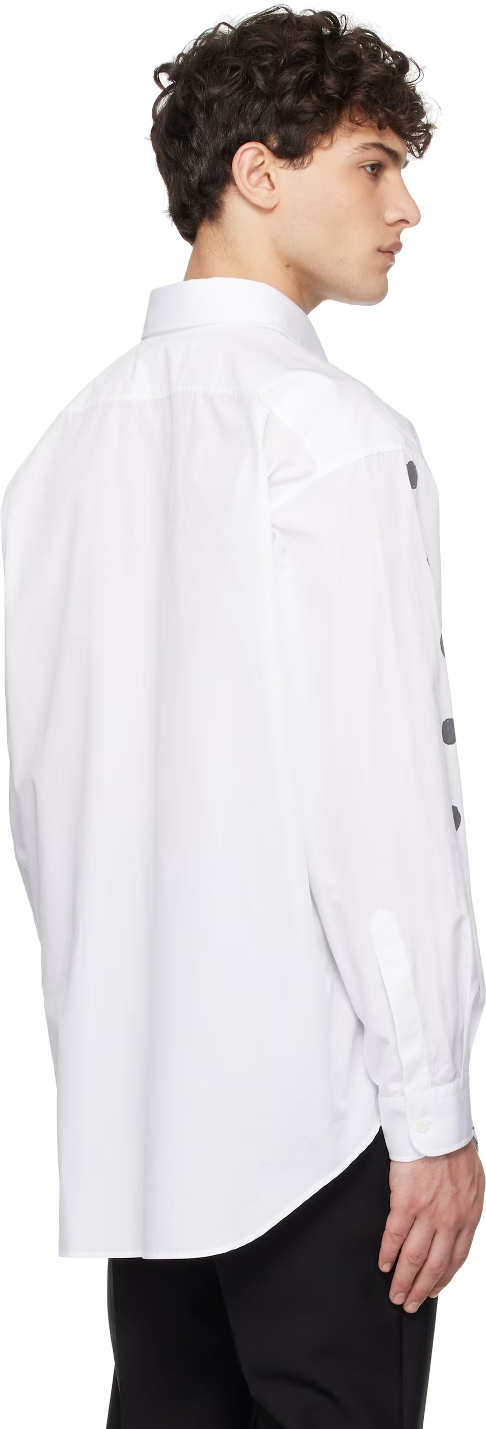 White Poetry Messages Shirt