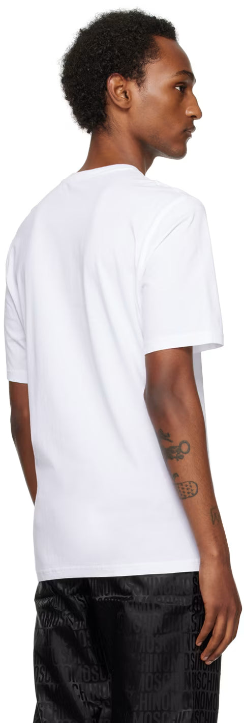 White Teddy Mesh T-Shirt