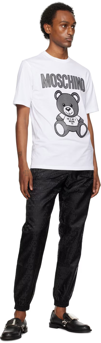White Teddy Mesh T-Shirt