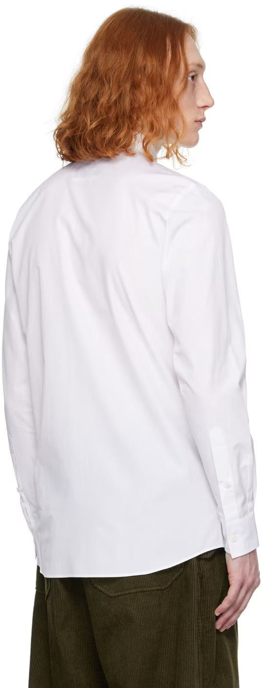 White Teddy Patch Shirt