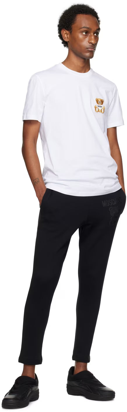 White Teddy Patch T-Shirt