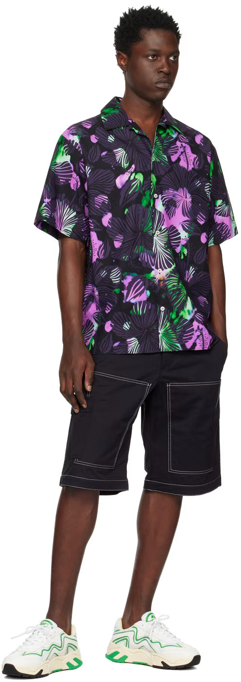 Black Contrast Shorts