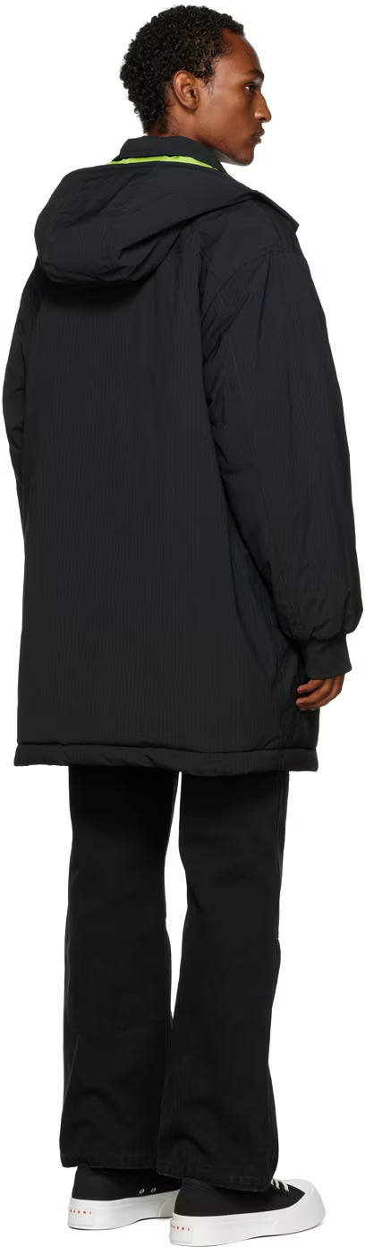 Black Insulated Coat