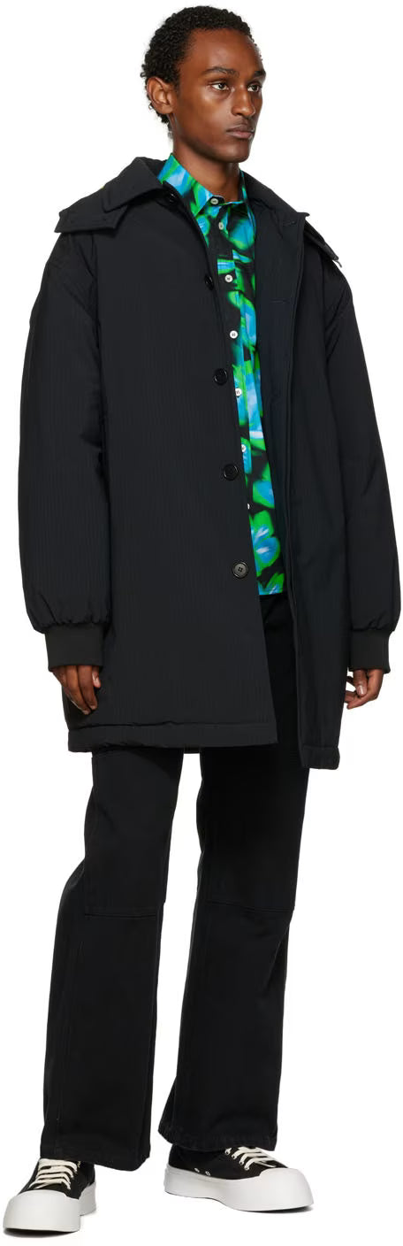 Black Insulated Coat