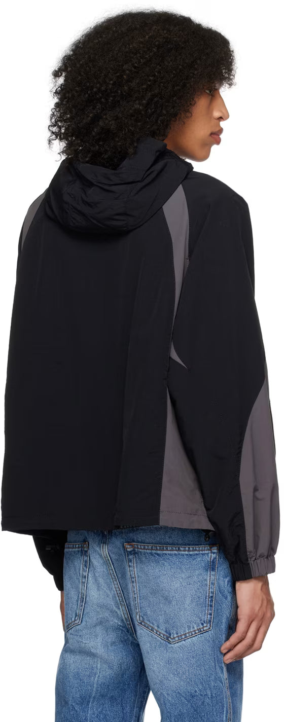 Black Paneled Jacket