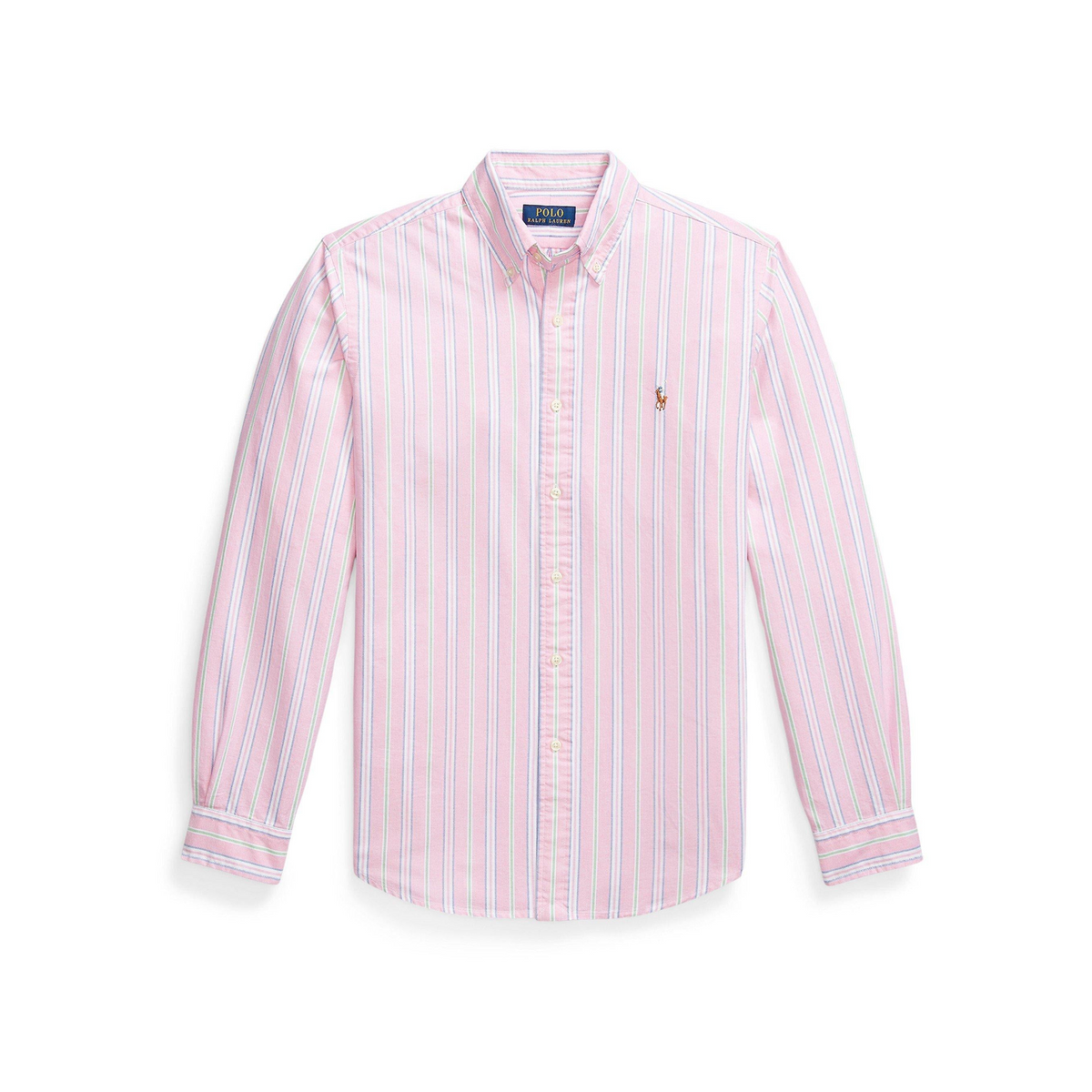 Multi-coloured Striped Poplin Shirt