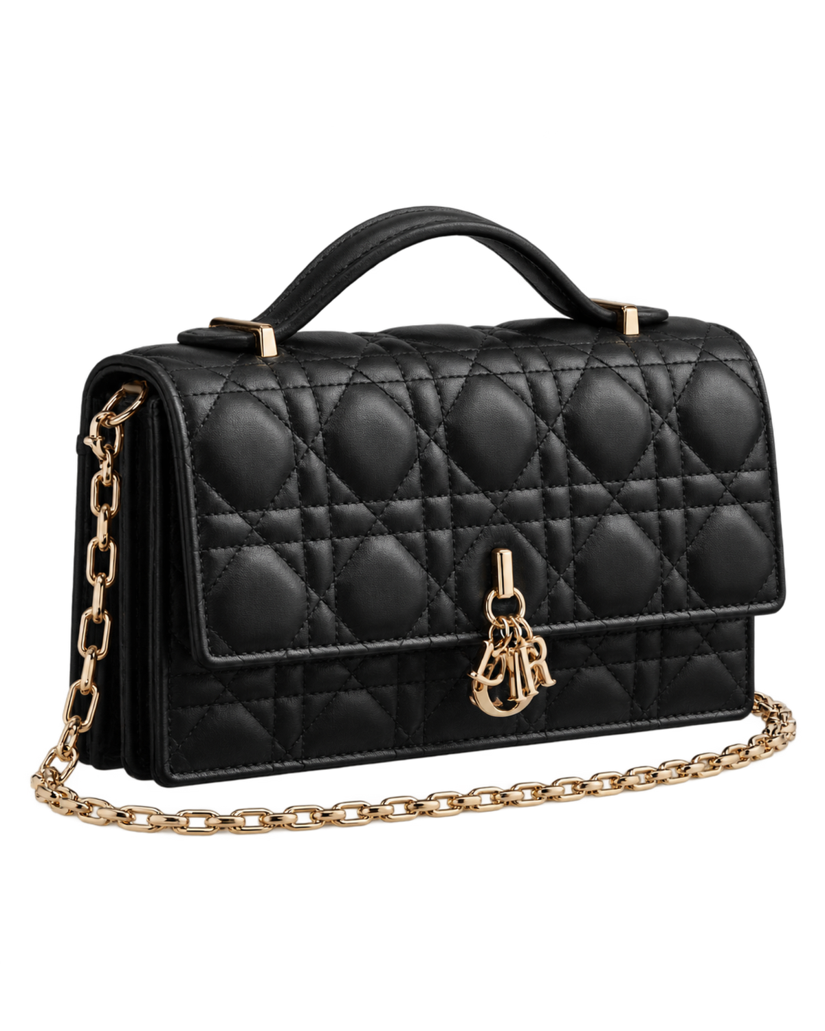 My Dior Mini Bag Black Cannage Lambskin