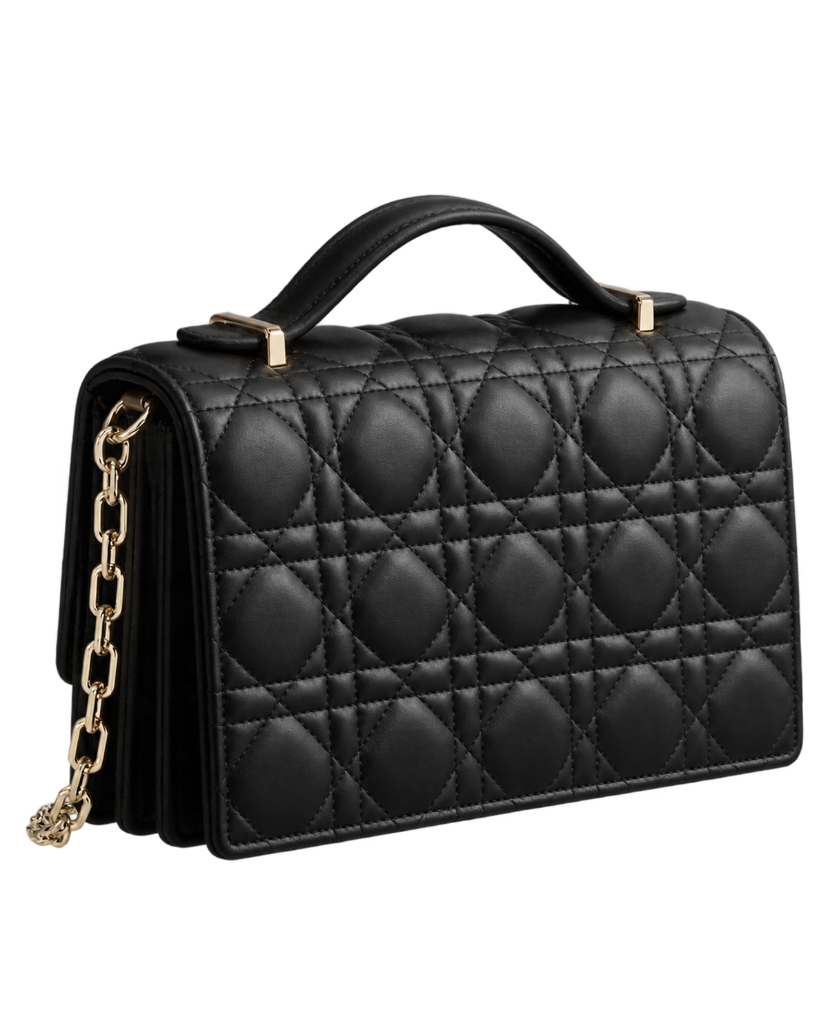 My Dior Mini Bag Black Cannage Lambskin