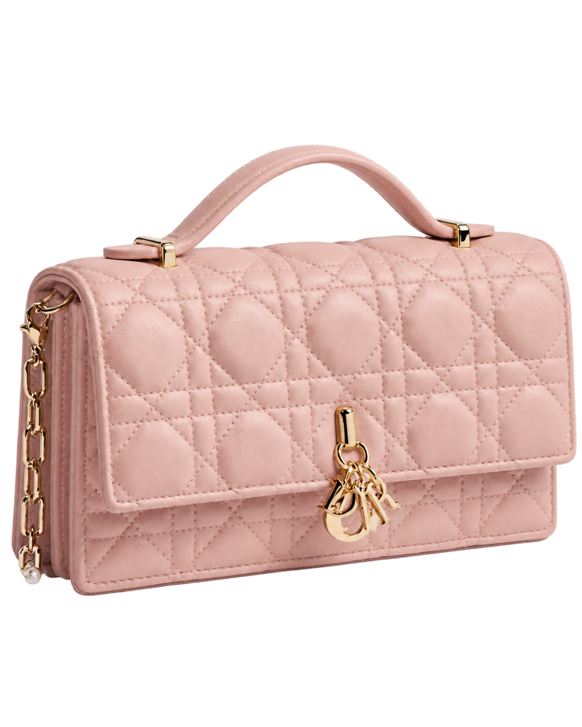 My Dior Mini Bag Powder Pink Cannage Lambskin