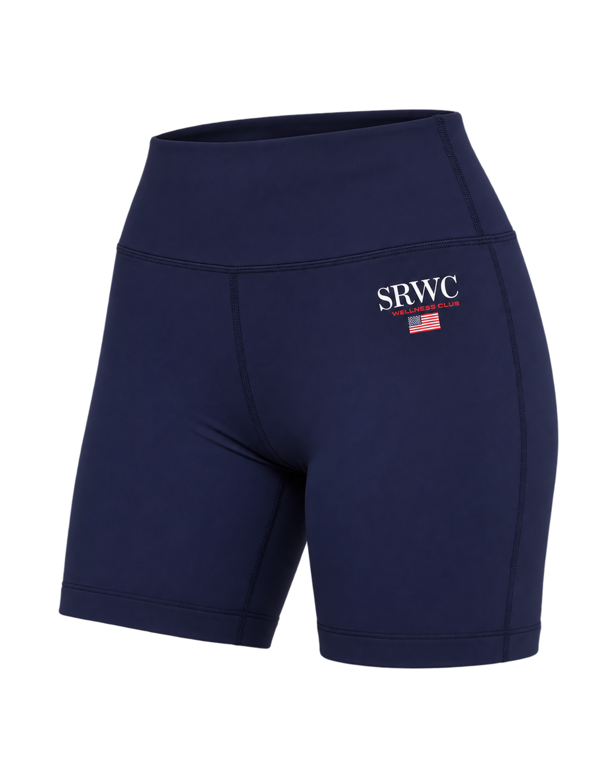Nautical Biker Short - Navy