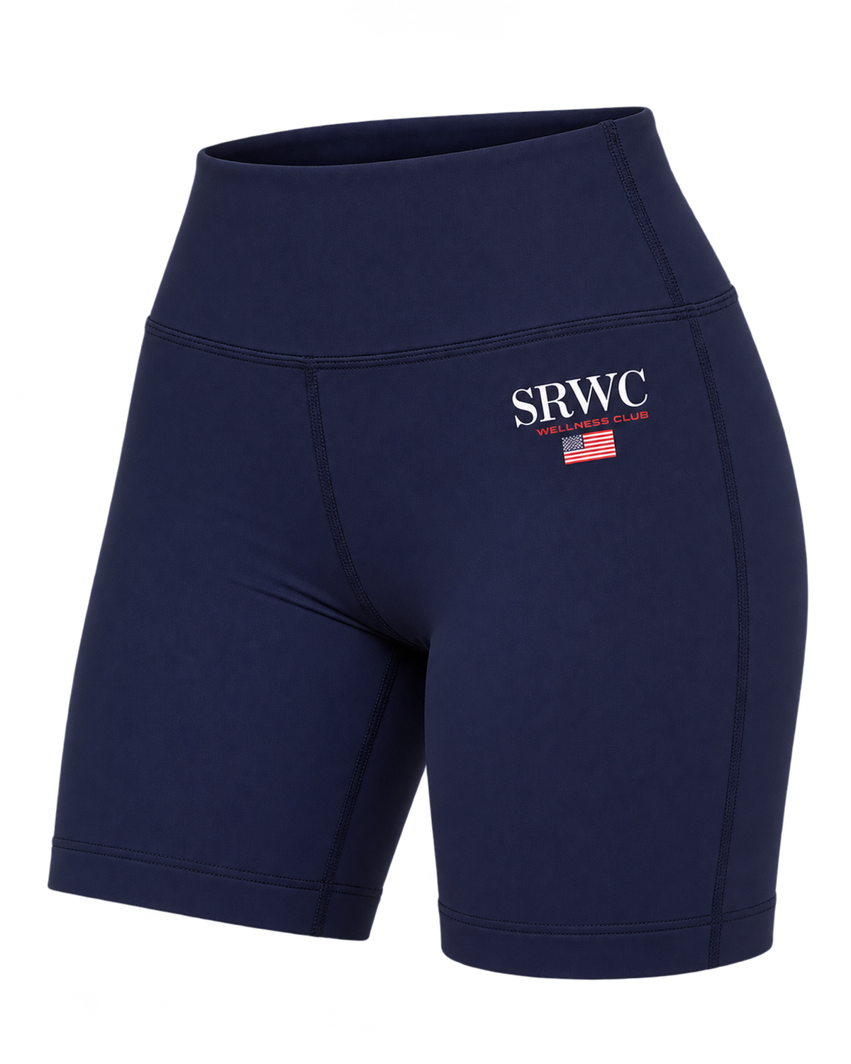 Nautical Biker Short - Navy