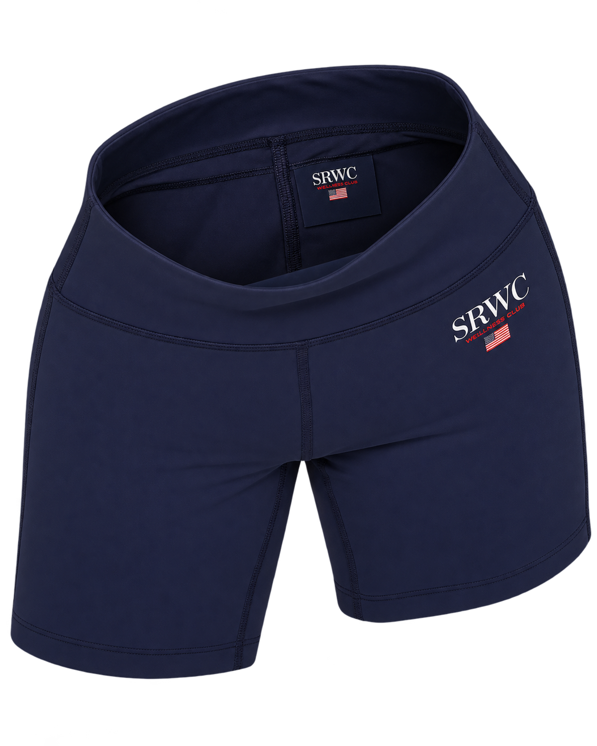 Nautical Biker Short - Navy