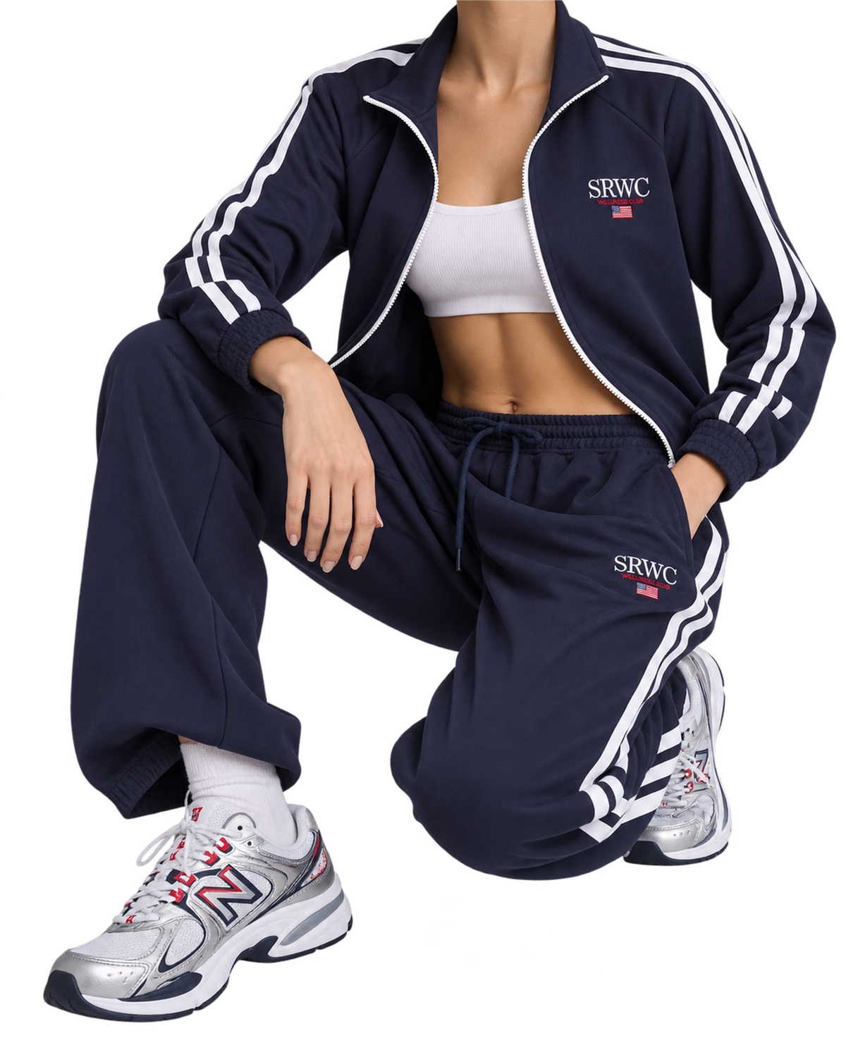 Nautical Elio Track Jacket - Navy