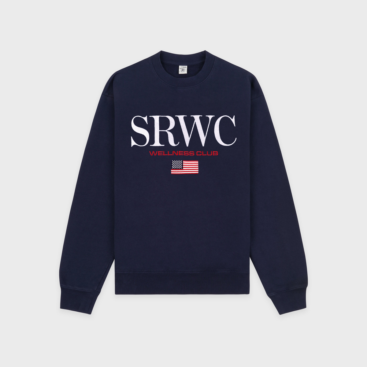 Nautical Embroidered Crewneck - Navy