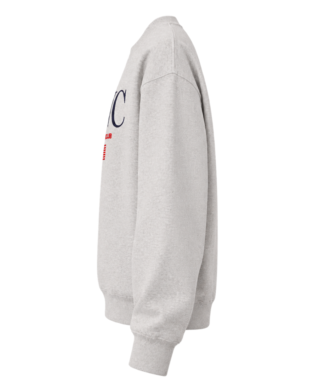 Nautical Embroidered Crewneck - Heather Gray