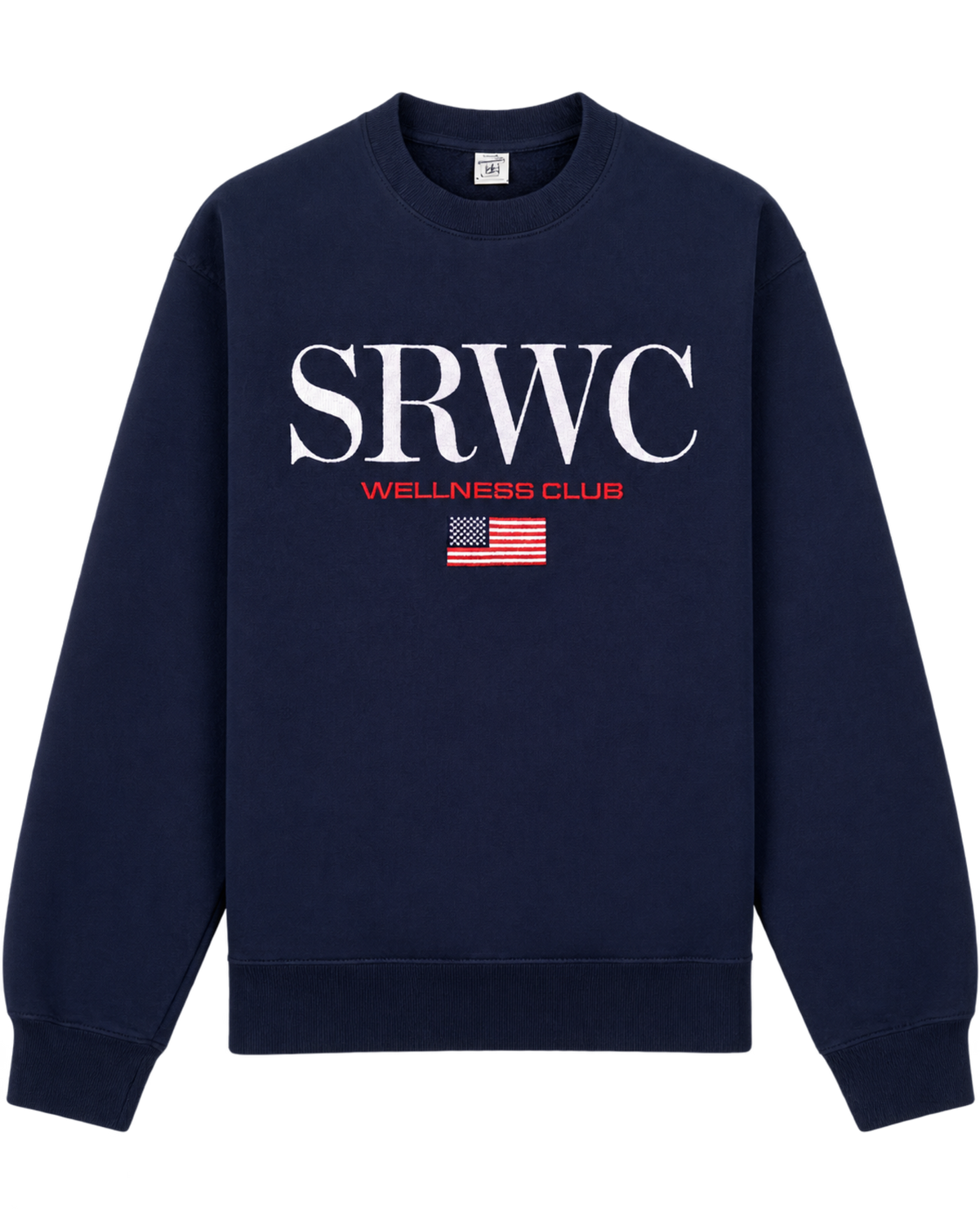 Nautical Embroidered Crewneck - Navy