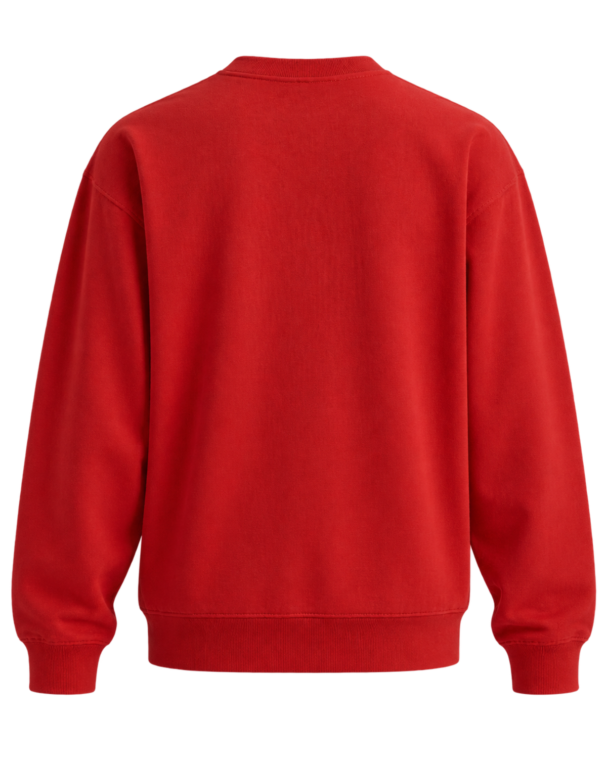 Nautical Embroidered Crewneck - Ruby/Navy