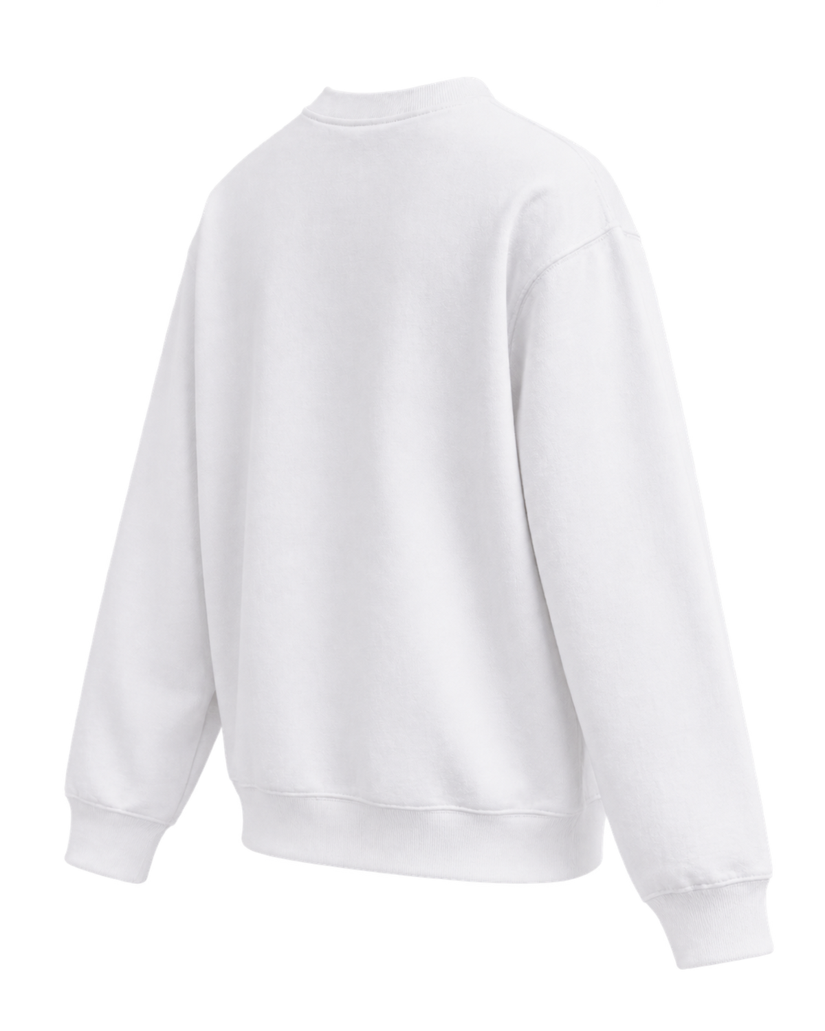 Nautical Embroidered Crewneck - White/Navy/Ruby