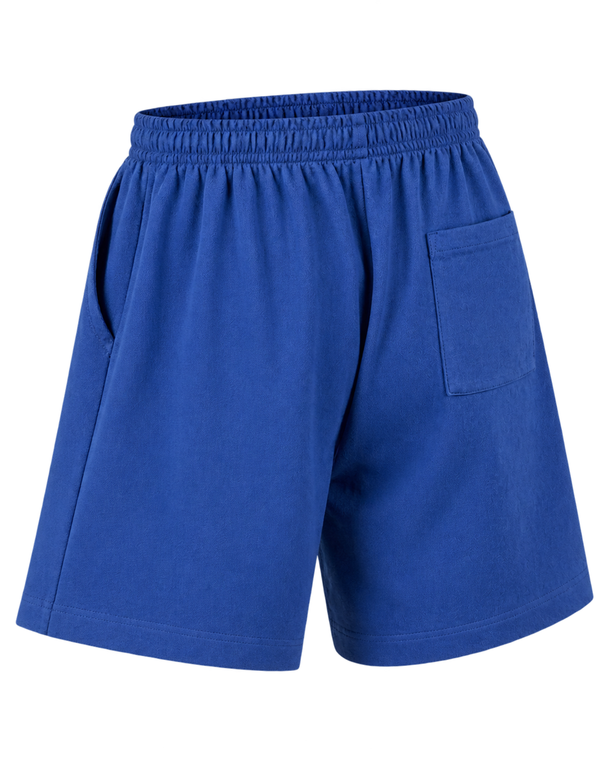 Nautical Embroidered Gym Short - Team Blue/White