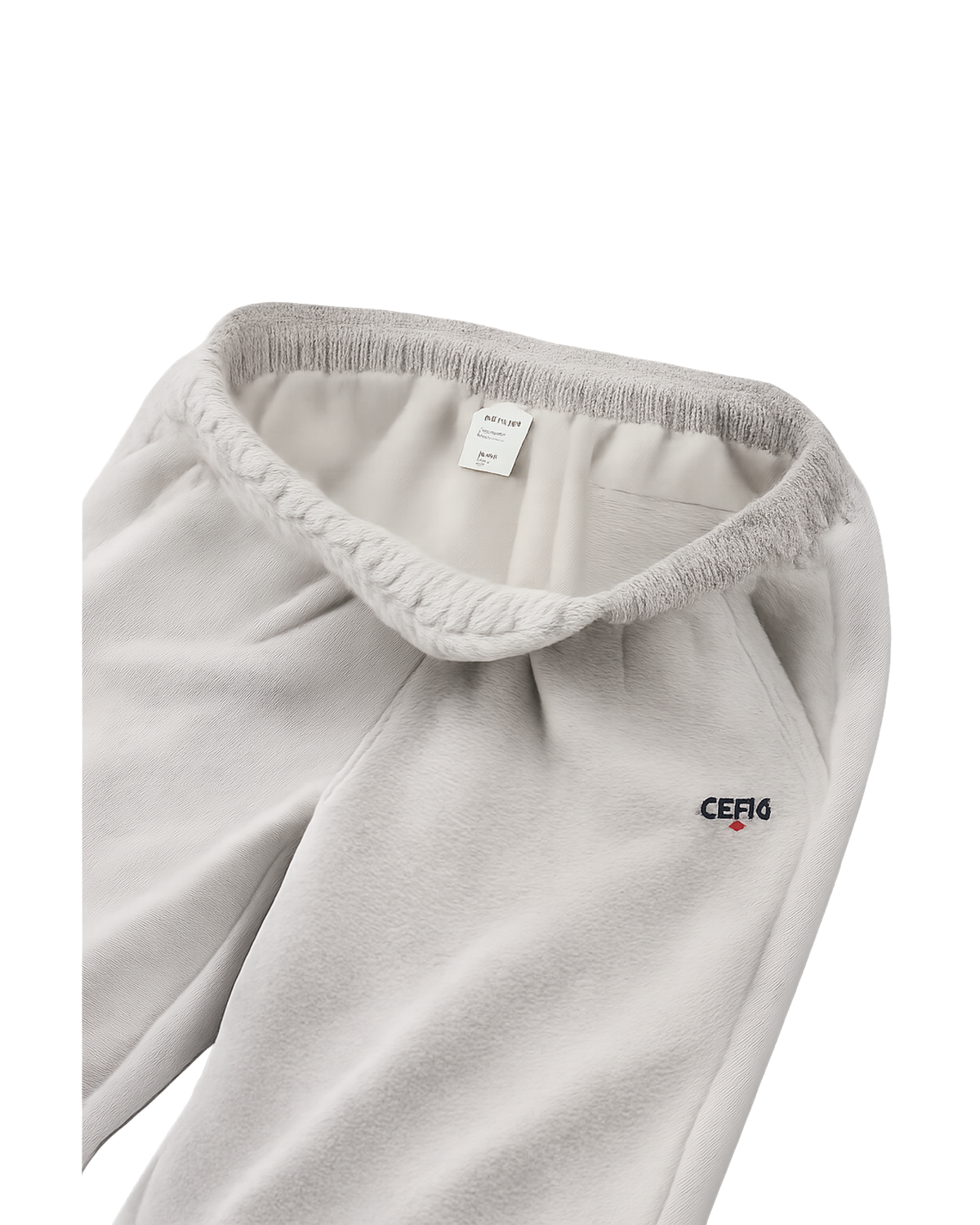 Nautical Embroidered Wide Sweatpant - Heather Gray